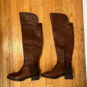 Cole Haan over the knee leather boots size 8.5